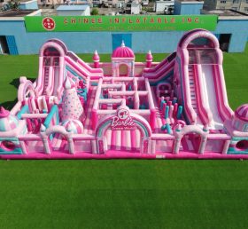 GF3-1305 Barbie Theme Inflatable Park