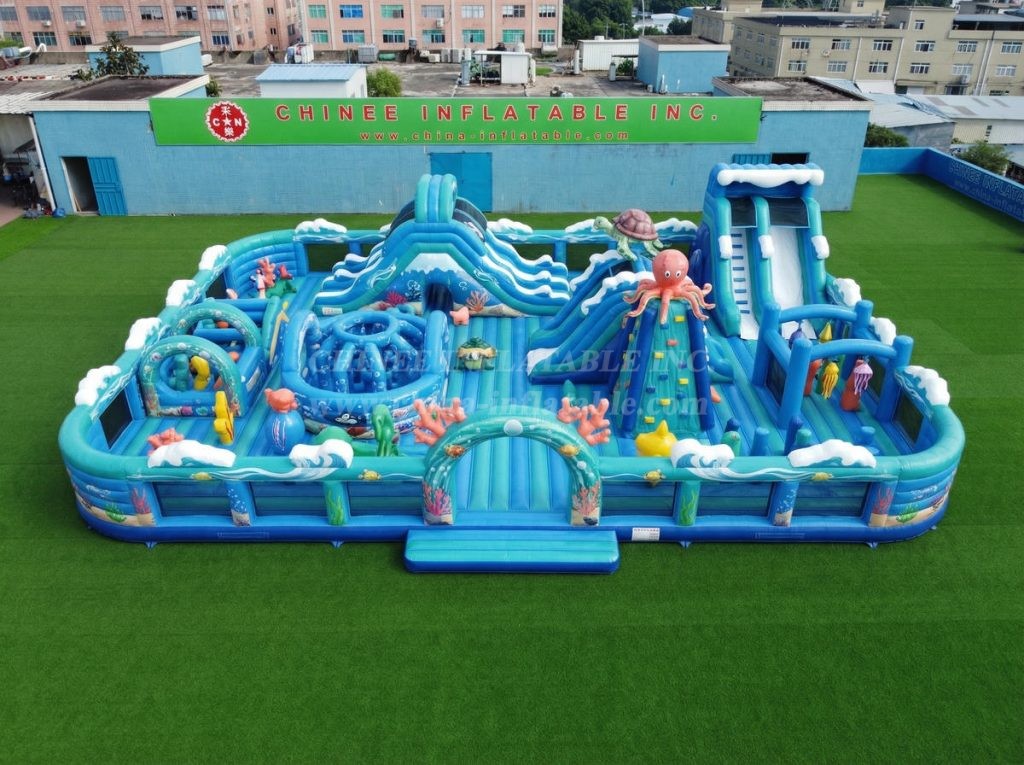 GF3-1375 Ocean Theme Inflatable Park