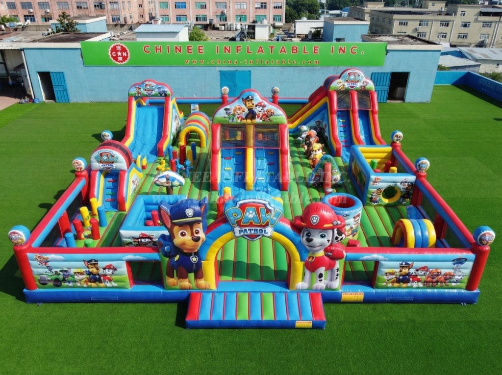 GF3-1378 Paw Patrol Theme Inflatable Park