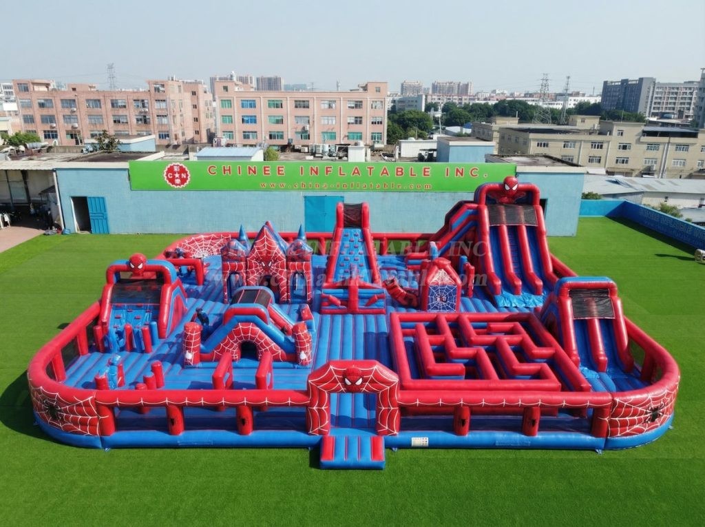 GF3-1400 Spider-Man Theme Inflatable Park