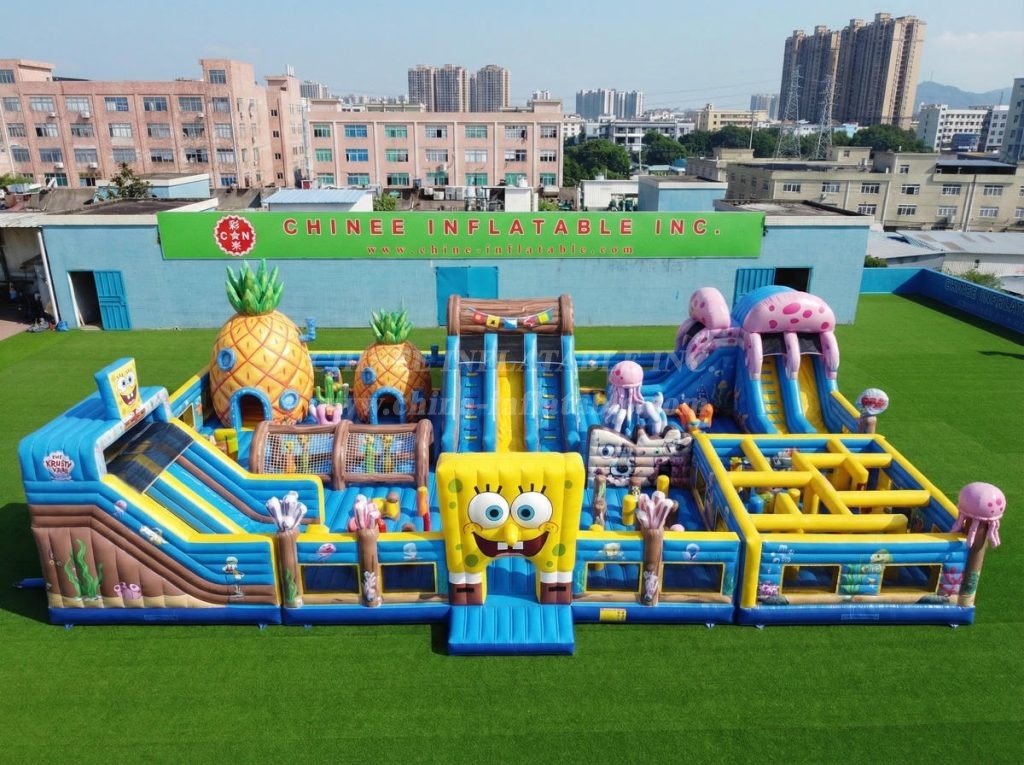 GF3-1401 SpongeBob Theme Inflatable Park
