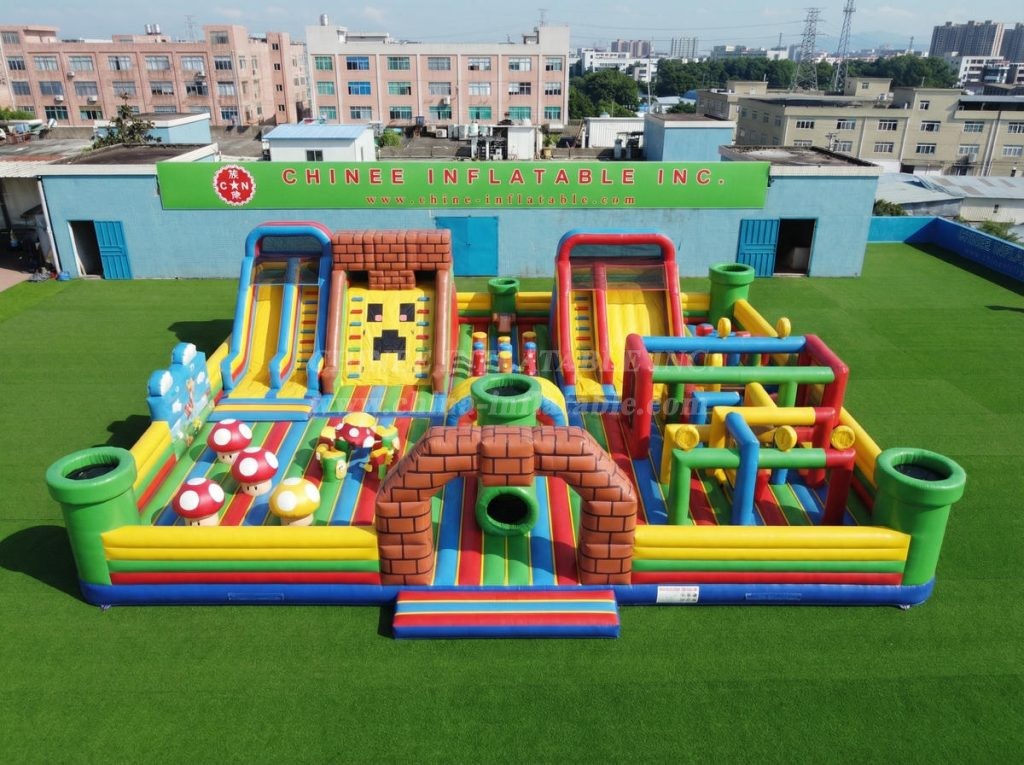 GF3-1407 Super Mario Theme Inflatable Park