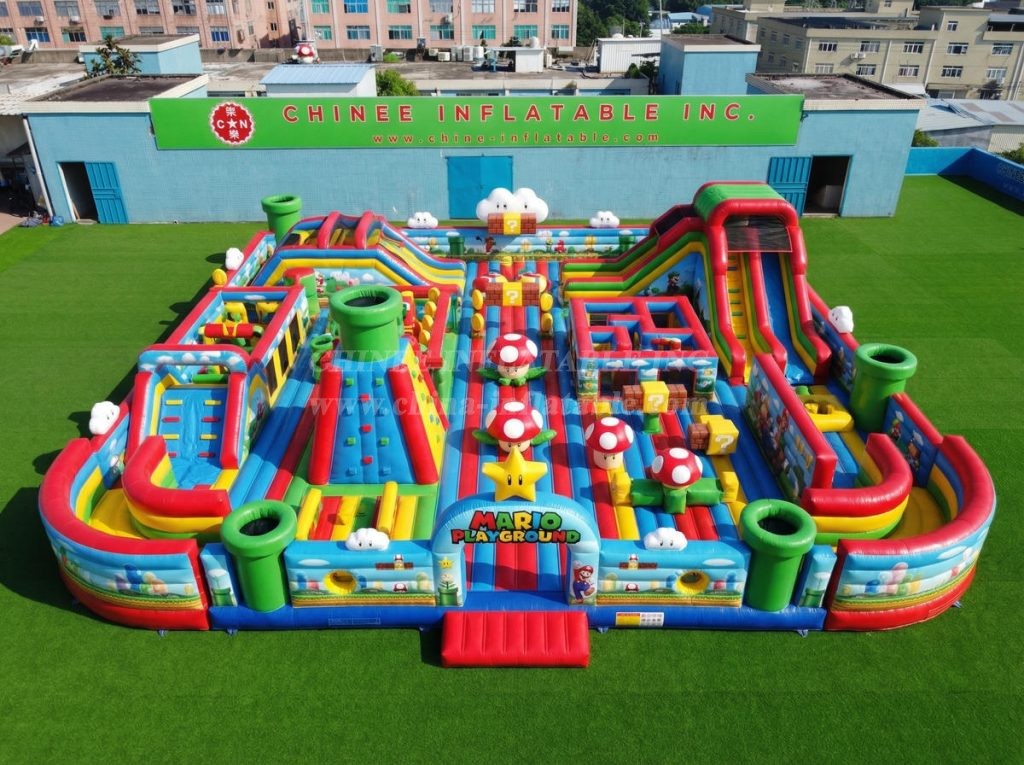 GF3-1408 Super Mario Theme Inflatable Park