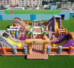GF3-1410 The Flintstones Theme Inflatable Park