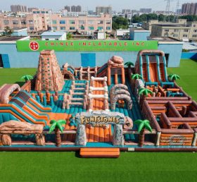 GF3-1411 The Flintstones Theme Inflatable Park
