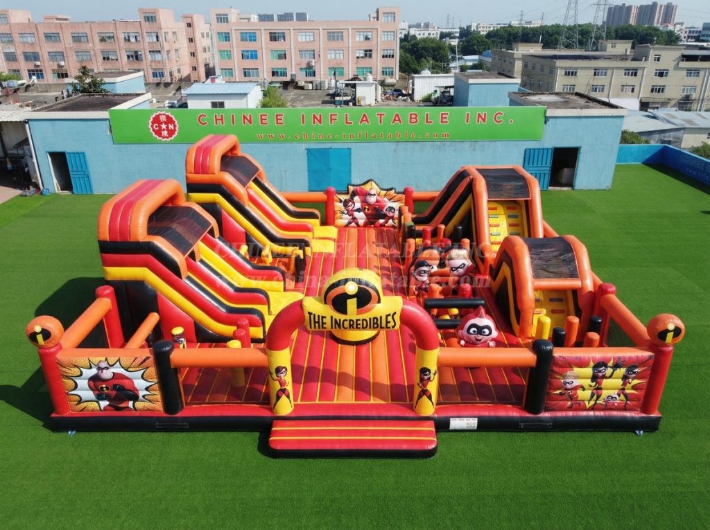 GF3-1412 The Incredibles Theme Inflatable Park