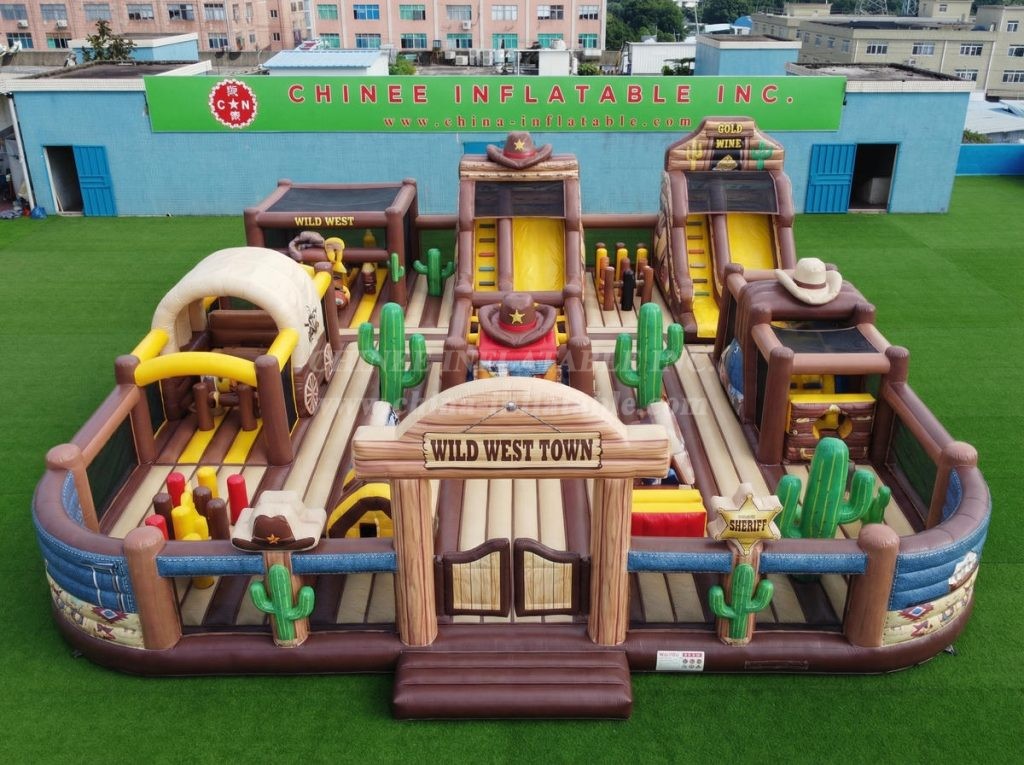 GF3-1417 Wild West Theme Inflatable Park
