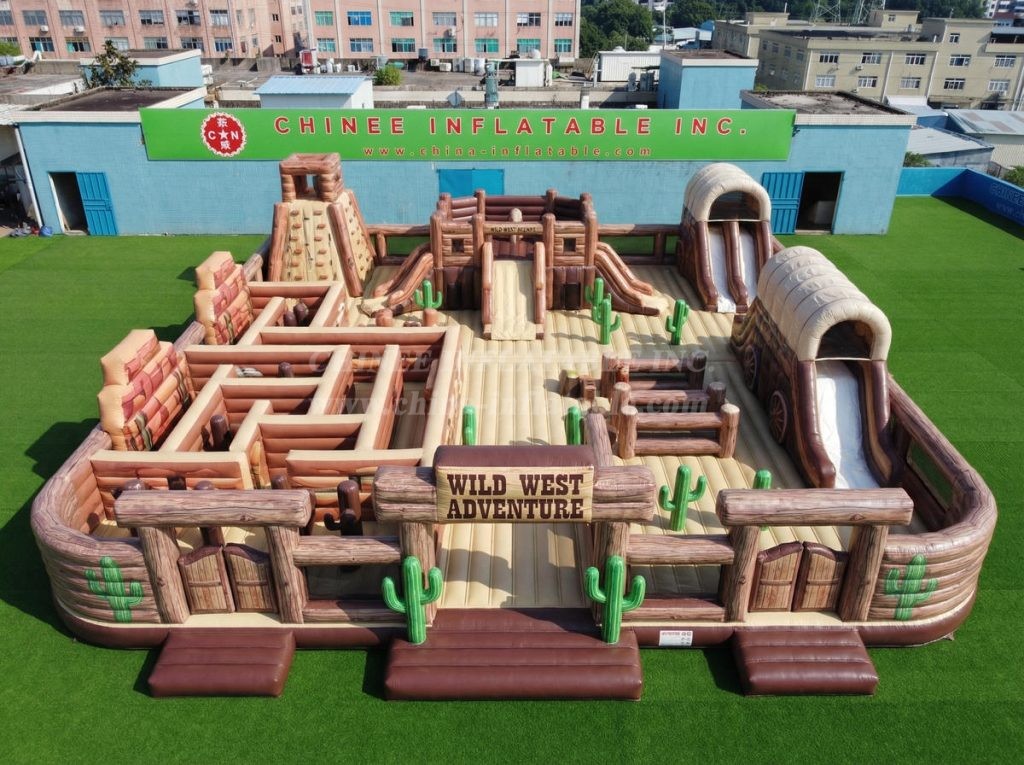GF3-1418 Wild West Theme Inflatable Park