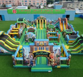 GF3-1421 Zootopia Theme Inflatable Park
