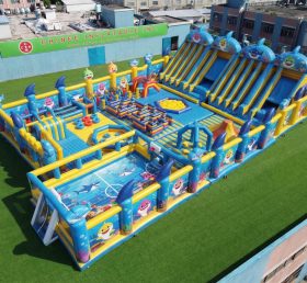 GF3-642 Baby Shark Theme Giant Inflatable Park