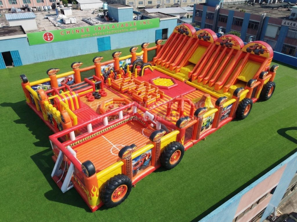 GF3-645 Blaze Monster Theme Giant Inflatable Park