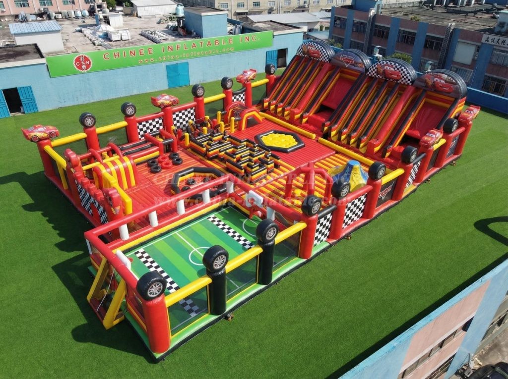 GF3-650 Cars Theme Giant Inflatable Park