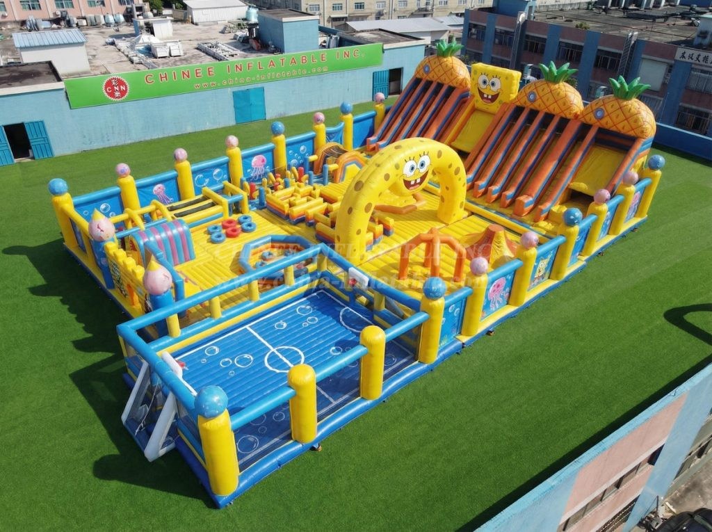 GF3-686 SpongeBob Theme Giant Inflatable Park