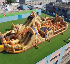 GF3-707 Lion Theme Inflatable Playground