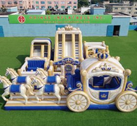 GF3-758 Horse Carriage Theme Inflatable Playground