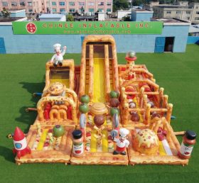 GF3-766 Pizza Theme Inflatable Playground