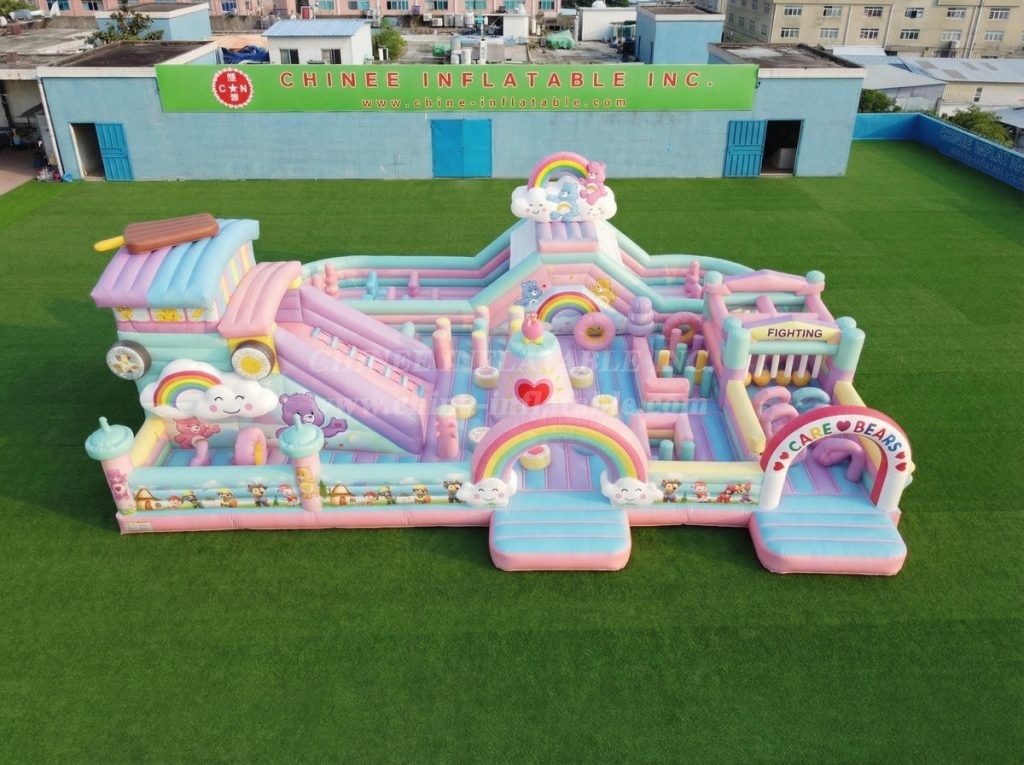 GF3-785 Care Bears Theme Inflatable Playground