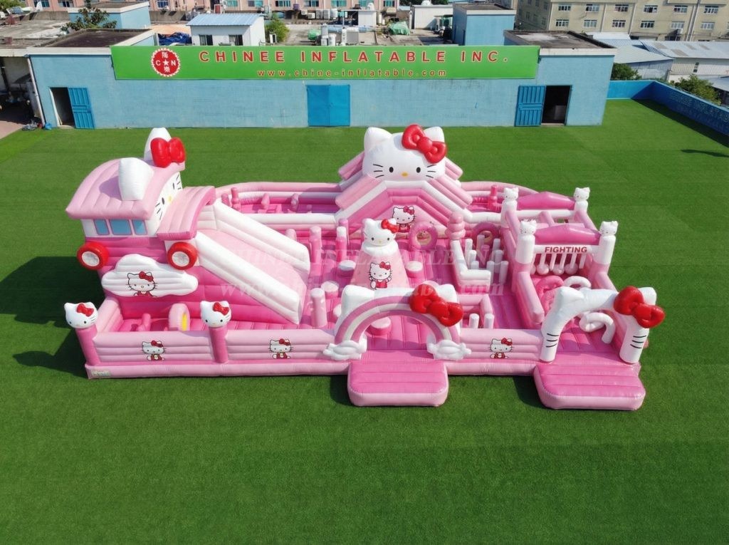 GF3-796 Hello Kitty Theme Inflatable Playground