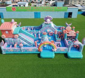 GF3-802 Mermaid Theme Inflatable Playground