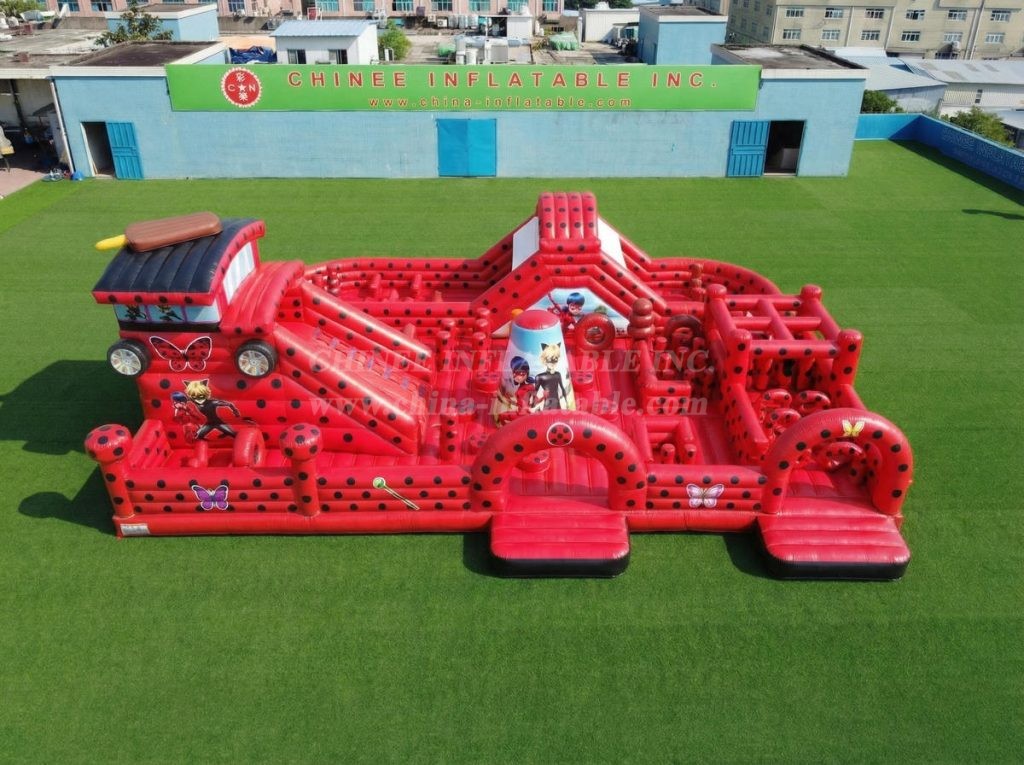 GF3-805 Miraculous Ladybug Theme Inflatable Playground