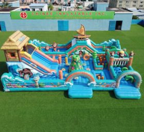 GF3-806 Moana Theme Inflatable Playground