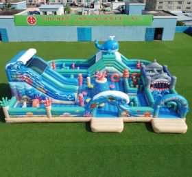 GF3-809 Ocean Theme Inflatable Playground