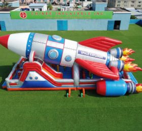 GF3-817 Rocket Theme Inflatable Playground