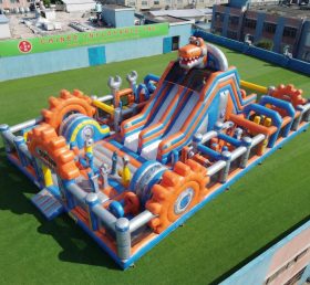 GF3-818 Rusty Rivets Theme Inflatable Playground