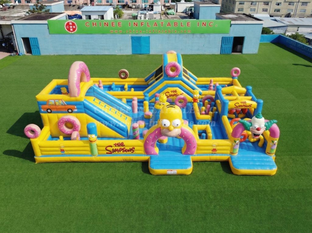 GF3-829 The Simpsons Theme Inflatable Playground