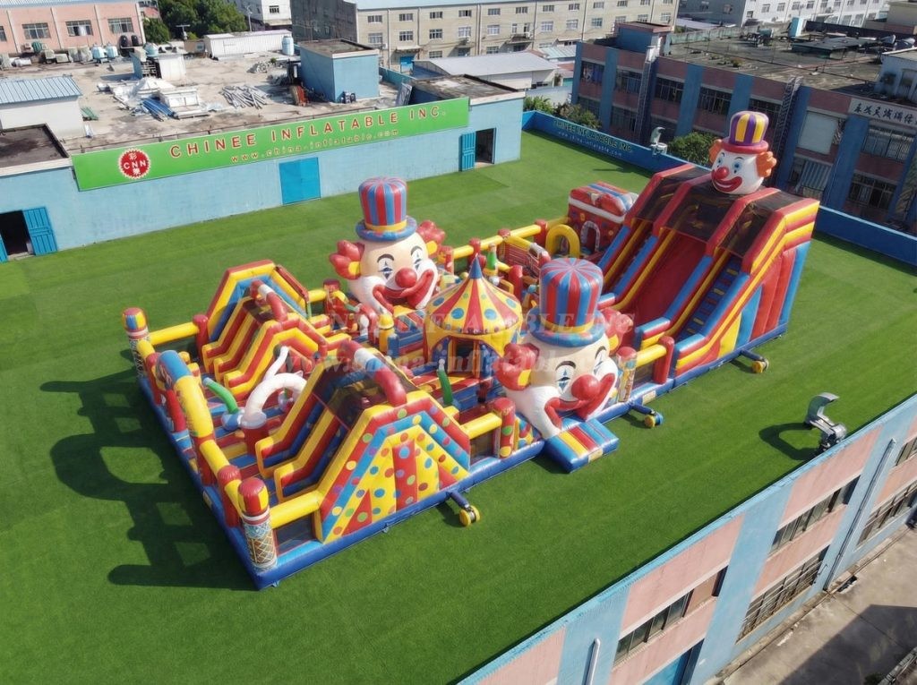 GF3-838 Clown Theme Inflatable Park