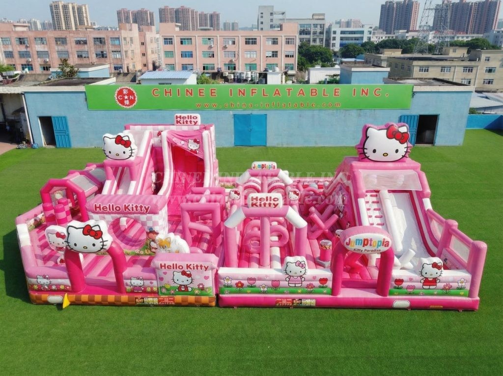 GF3-862 Hello Kitty Theme Inflatable Park