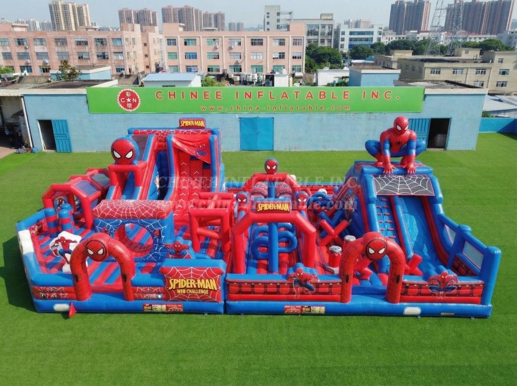 GF3-878 Spider-Man Theme Inflatable Park
