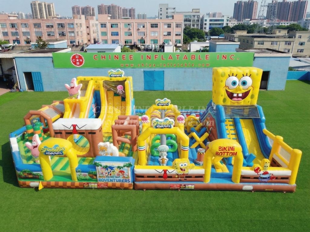 GF3-879 SpongeBob Theme Inflatable Park