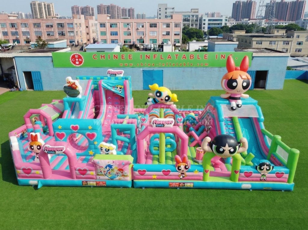 GF3-885 The Powerpuff Girls Theme Inflatable Park