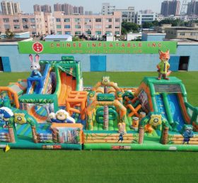 GF3-890 Zootopia Theme Inflatable Park