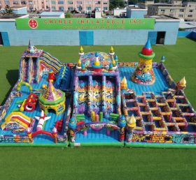 GF3-907 Graffiti Theme Inflatable Park