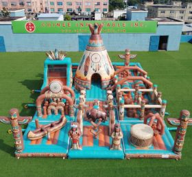 GF3-937 American Indian Theme Inflatable Playground