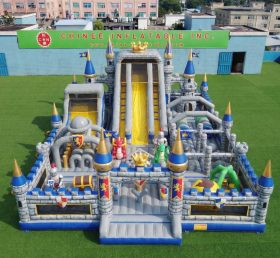 GF3-945 Castle Kingdom Theme Inflatable Playground