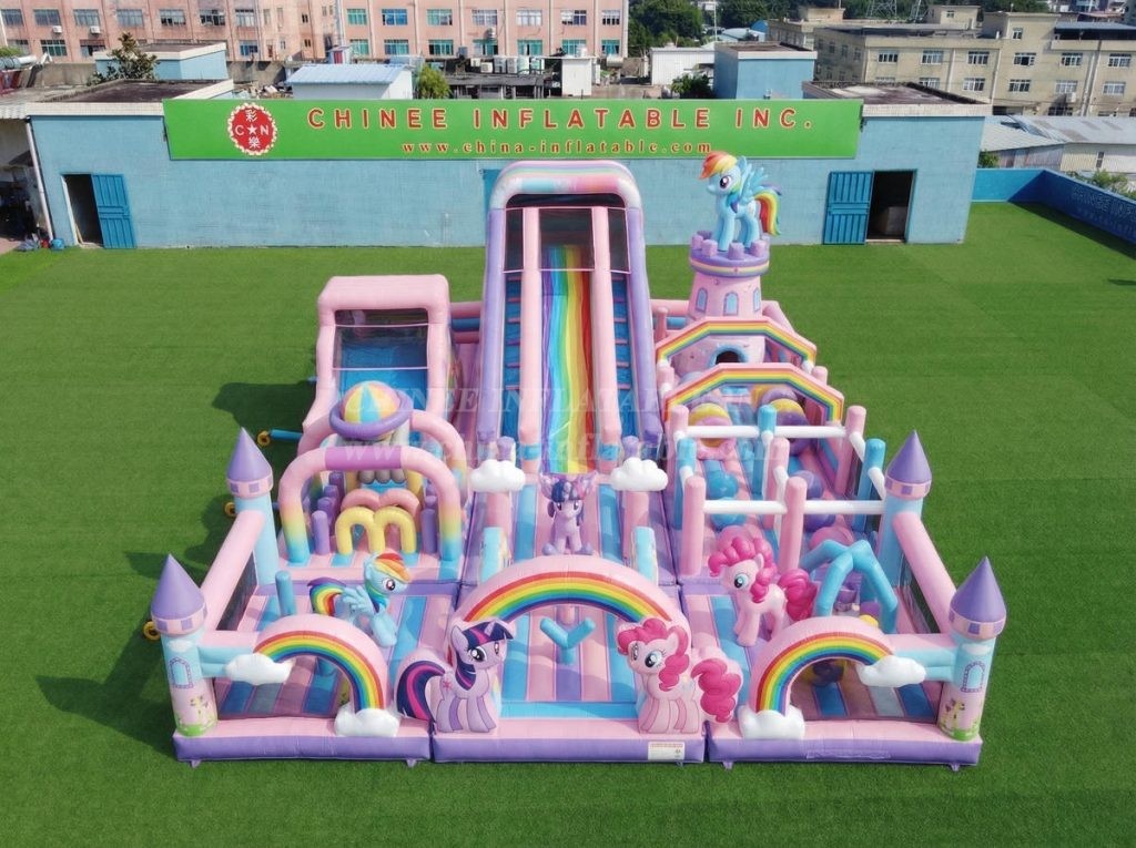 GF3-966 My Little Pony Theme Inflatable Playground