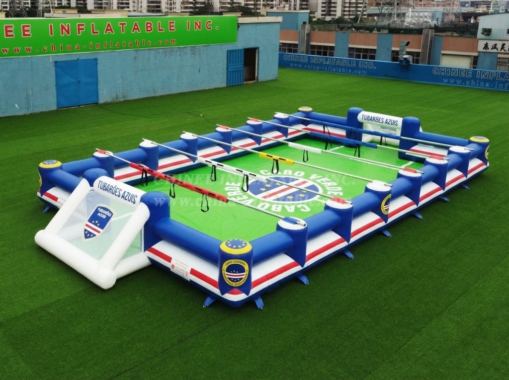 T11-952G Cape Verde Theme Inflatable Human Soccer Field