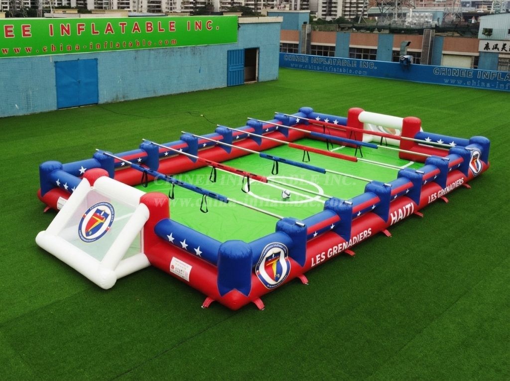 T11-952O Haiti Theme Inflatable Human Soccer Field