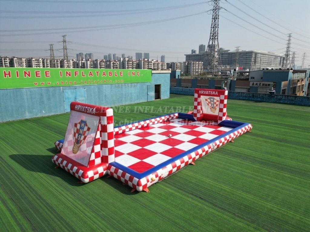 T11-779Q Croatia Theme Inflatable Football Field