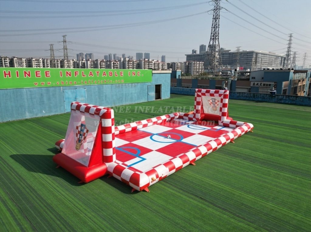T11-779R Croatia Theme Inflatable Football Field