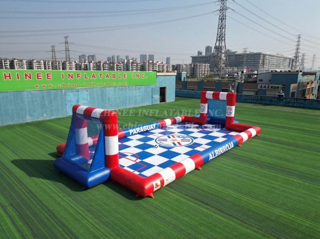T11-779AV Paraguay Theme Inflatable Football Field