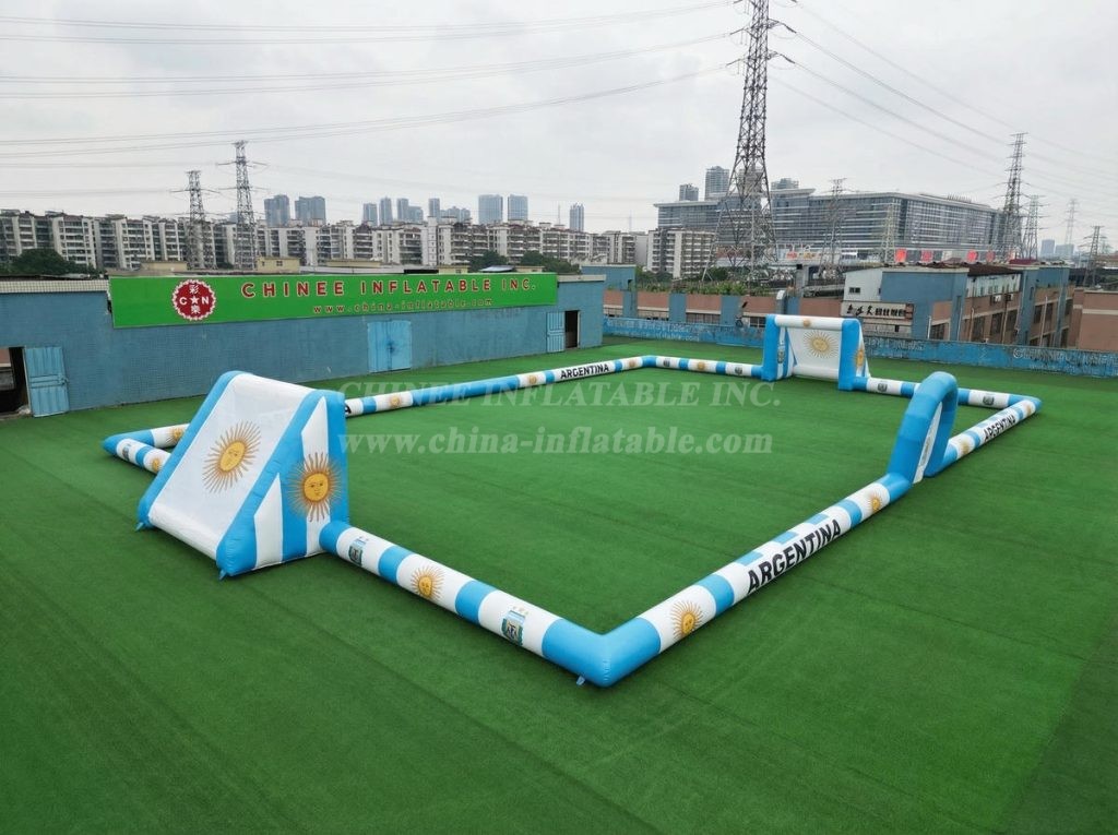 T11-926BAR Argentina Theme Large Inflatable Soccer Field
