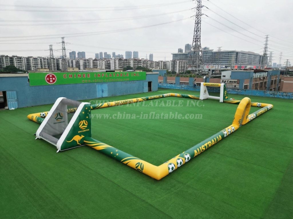 T11-926BAU Australia Theme Large Inflatable Soccer Field
