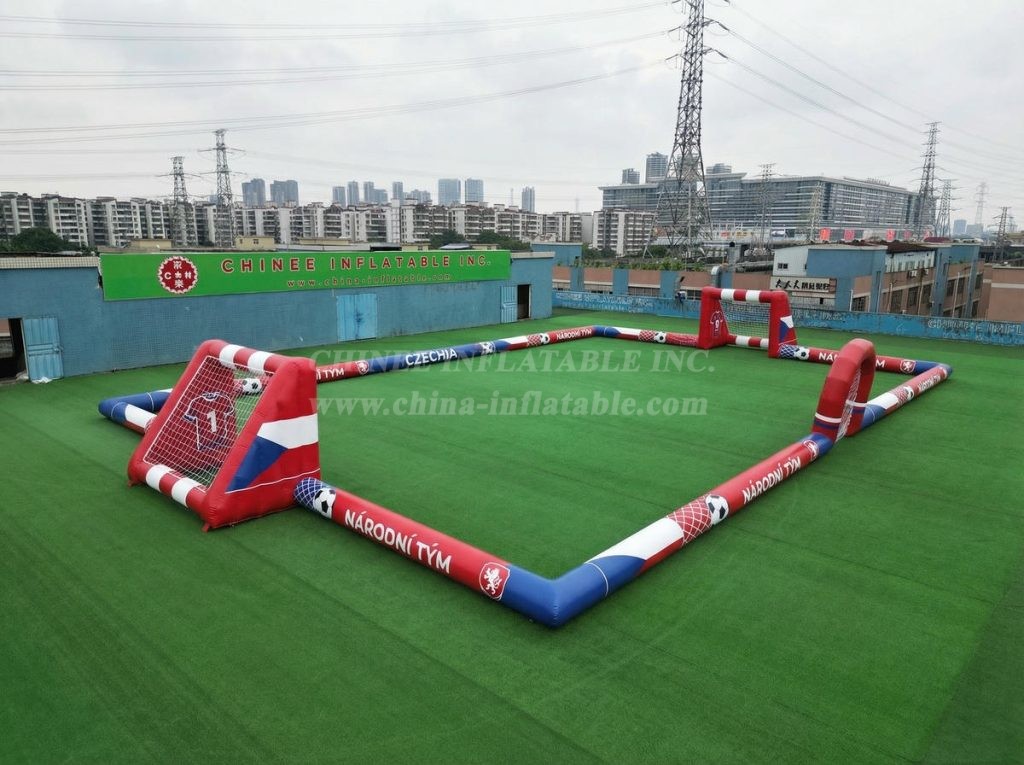 T11-926BCZ Czechia Theme Large Inflatable Soccer Field