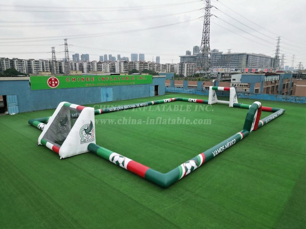 T11-926BMX Mexico Theme Large Inflatable Soccer Field