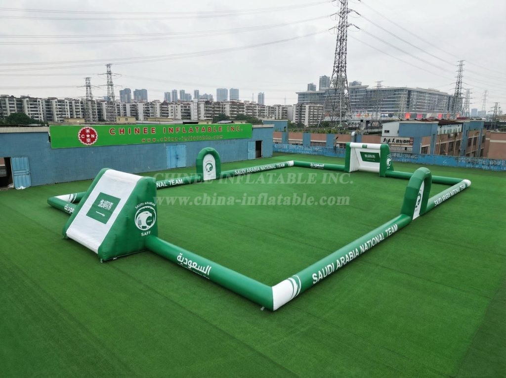 T11-926BSA Saudi Arabia Theme Large Inflatable Soccer Field