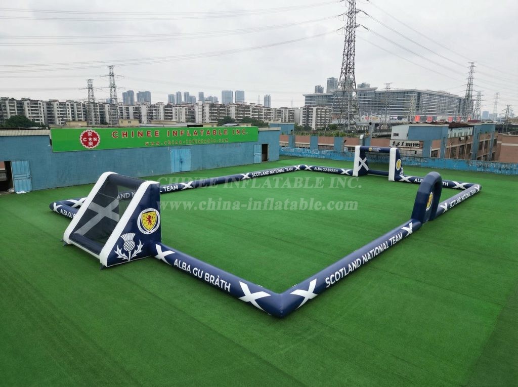 T11-926BGBS Scotland Theme Large Inflatable Soccer Field